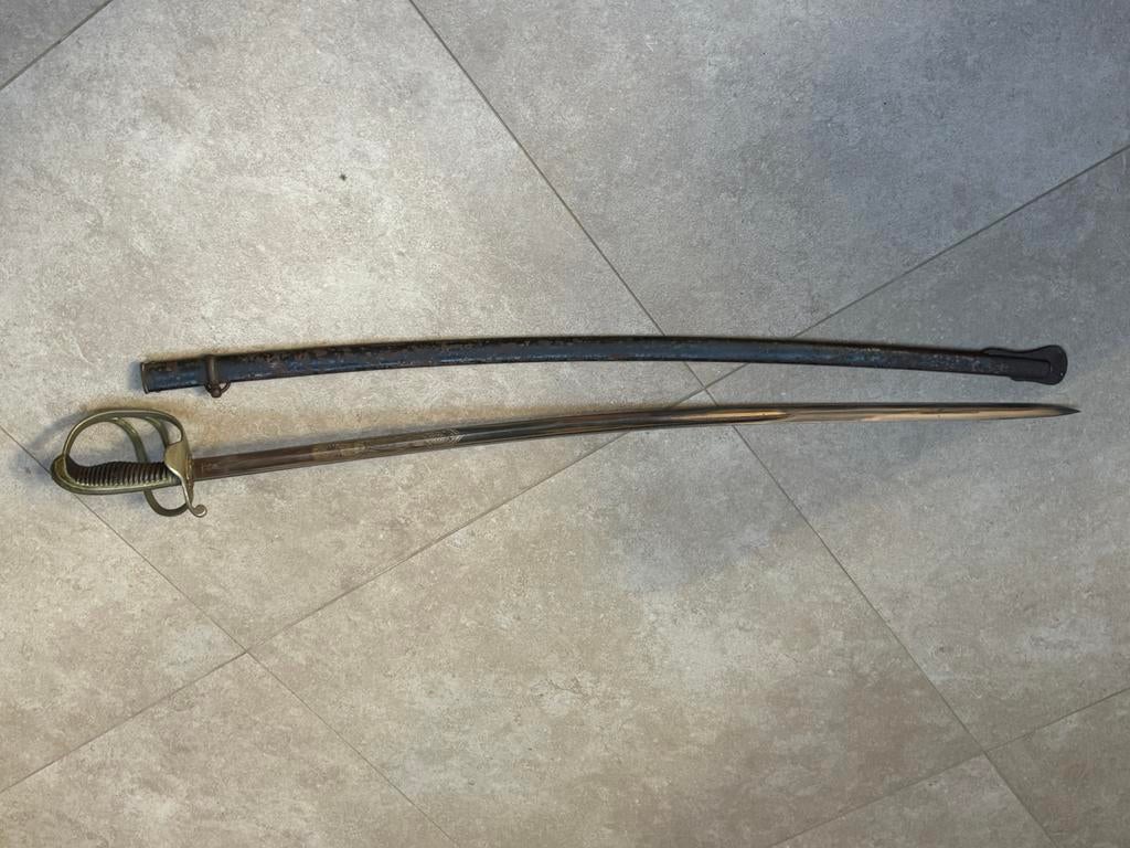 Sabre Allemand  lame graver des 2 coter ‘ IN TREUE  FEST ´, Collections, Enlèvement ou Envoi