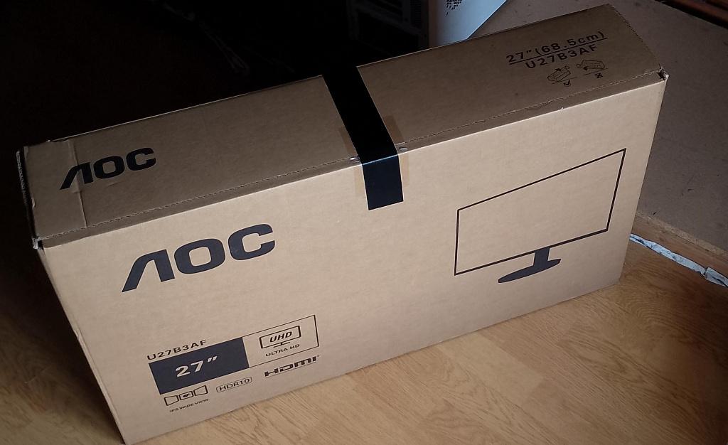 AOC u27b3af 27-inch 4K-scherm, Computers en Software, Monitoren, In hoogte verstelbaar, AOC, Ophalen of Verzenden, HDMI