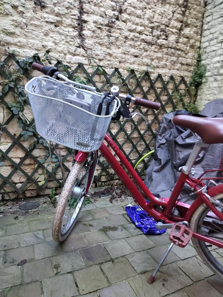 Kinderfiets; 7 tot elf jaar, goede staat, rood, Fietsen en Brommers, Fietsen | Driewielfietsen, Ophalen