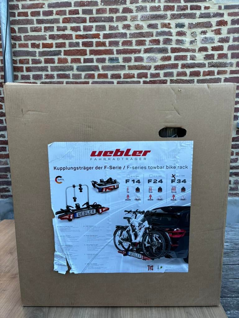 Porte velo Uebler F34 (3 vélos) Neuf (jamais déballé), Auto diversen, Fietsendragers, 3 fietsen of meer, Nieuw, Elektrische fiets