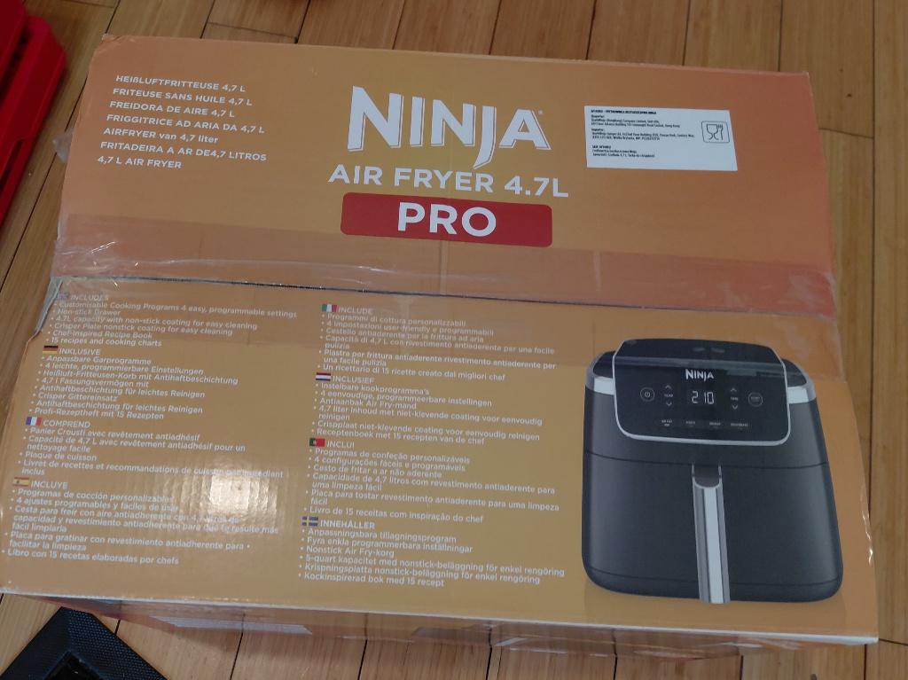 Ninja Airfryer XL Pro - 4.7 litres - AF140EU, Enlèvement, Neuf, Friteuse à air XL