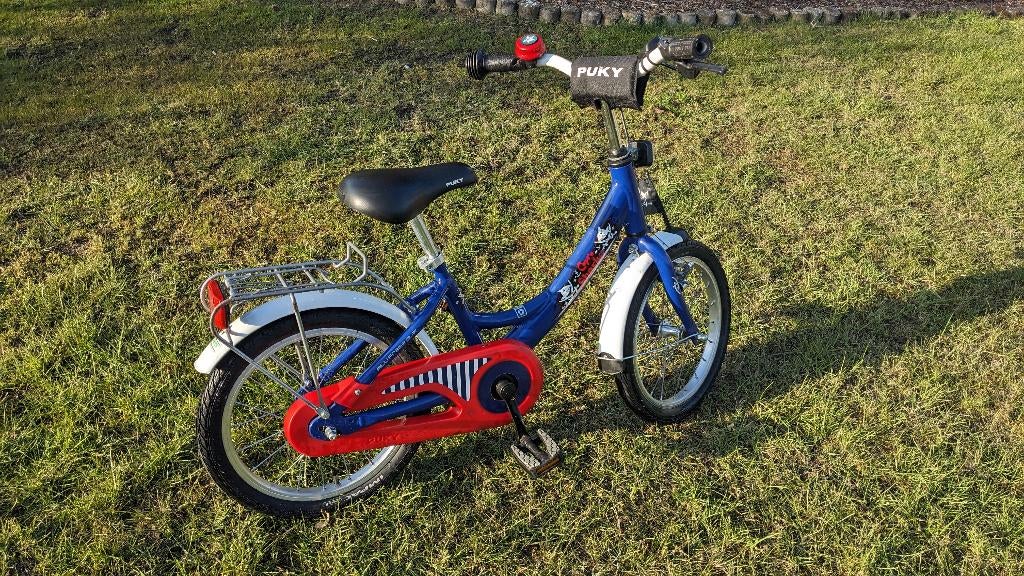 Puky Captain Sharky kinderfiets 16 inch, Ophalen, Gebruikt, 16 tot 20 inch, Puky