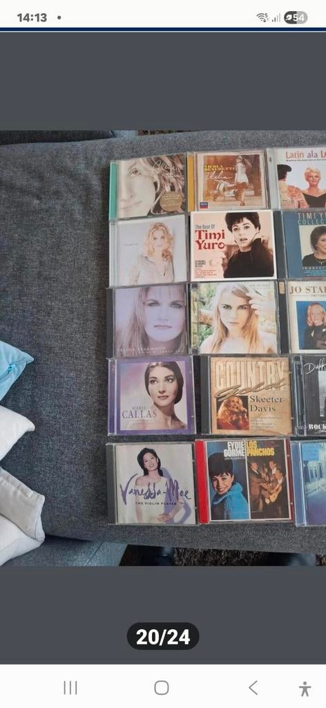 350 cds evergreens diva pop ruilen tegen stereo / versterker, Enlèvement ou Envoi, Pop