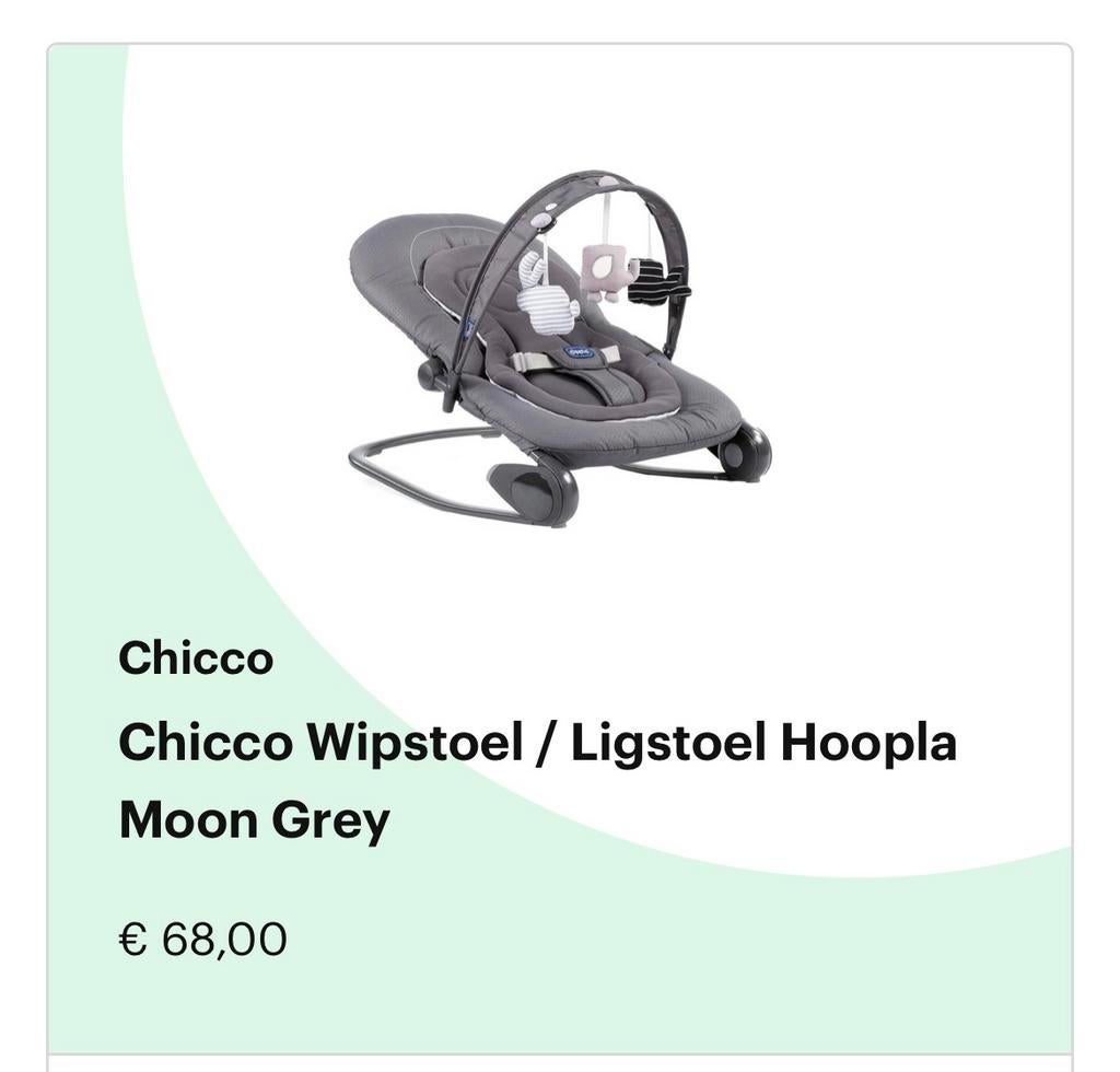 Wipstoel chicco, Kinderen en Baby's, Ophalen, Wipstoel, Chicco