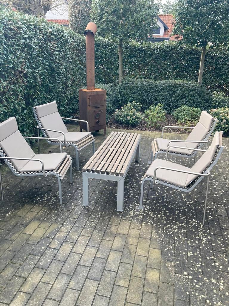 Extremis extempore tuinset 135x45x45, Tuin en Terras, Ophalen, Zo goed als nieuw, Tuinset