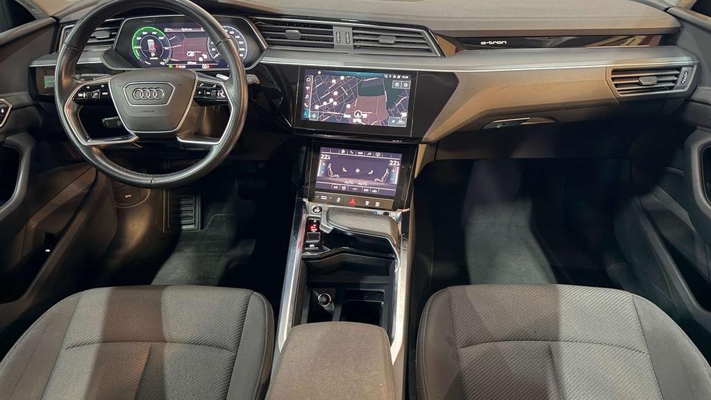 Audi e-tron 50 Quattro Navi LED Camera Garantie, Auto's, Audi, Automaat, Gebruikt, Zwart, Zwart