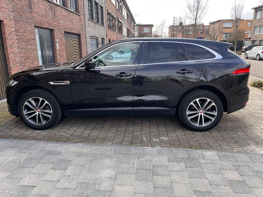 Jaguar F-Pace Portofolio - full option UITSTEKEND! automaat, Auto's, Jaguar, Automaat, Euro 6, 4 cilinders, Zwart