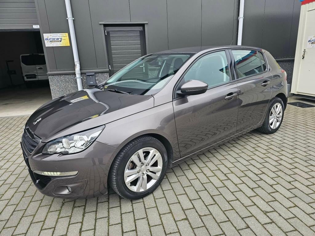 peugeot 308 1.2 benzine pure tech AUTOMAAT/ 1STE EIGENAAR, Auto's, Automaat, Stof, Bruin, Parkeersensor