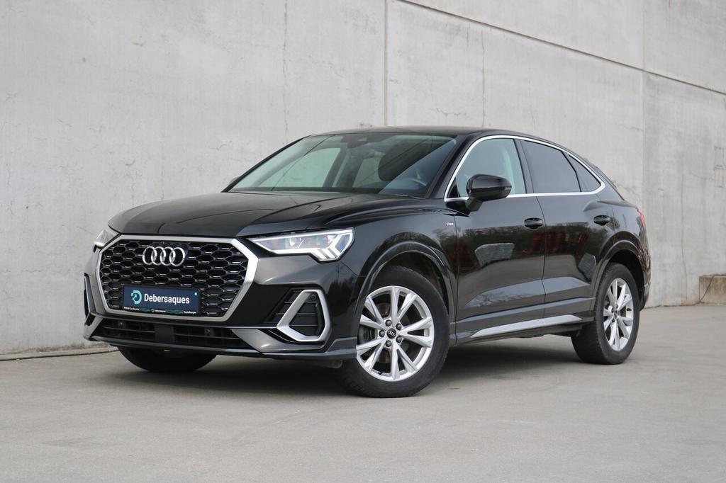 Audi Q3 SPORTBACK 1.5 TSI NAVI PSENS DIGITAL COCKPIT, Auto's, Audi, 1498 cc, 4 cilinders, 0 kg, Zwart