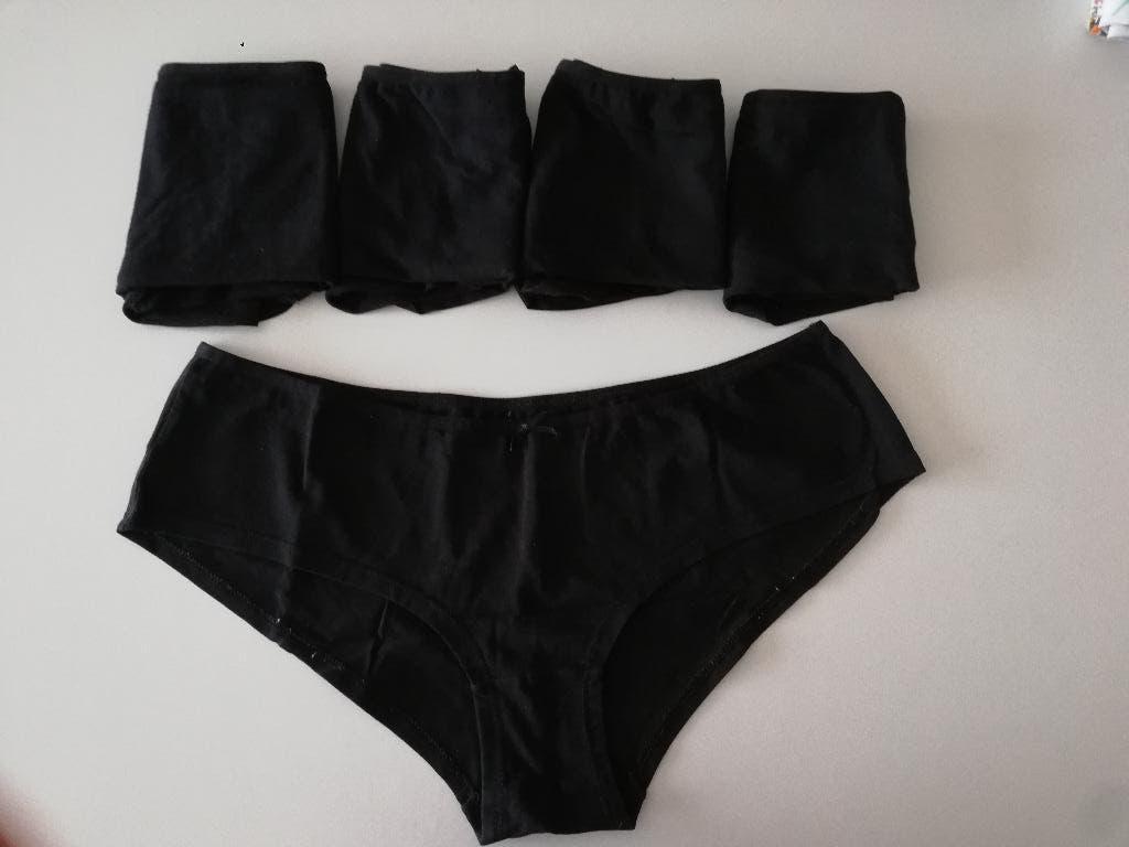 Lot de 5 culottes, C&A, Enlèvement ou Envoi, Noir, Slip