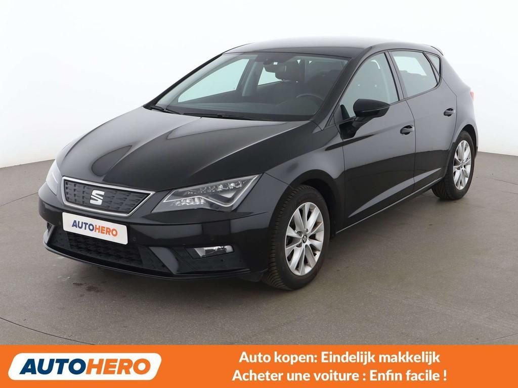 SEAT Leon 1.0 TSI Style Ecomotive (bj 2019, automaat), Auto's, Seat, Gebruikt, Zwart, USB, https://public.car-pass.be/vhr/8a6749c9-abdc-4f70-bd0c-a73f386cdd78