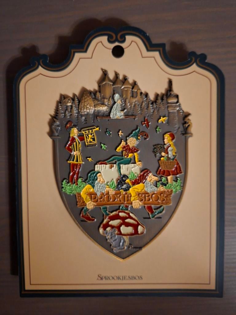 Grande épinglette de luxe en forme de forêt de conte de fées, Collections, Enlèvement ou Envoi