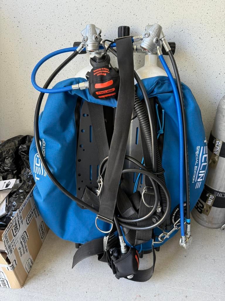 Dubbel 12 volledige set, Sports nautiques & Bateaux, Plongée, Enlèvement, Comme neuf