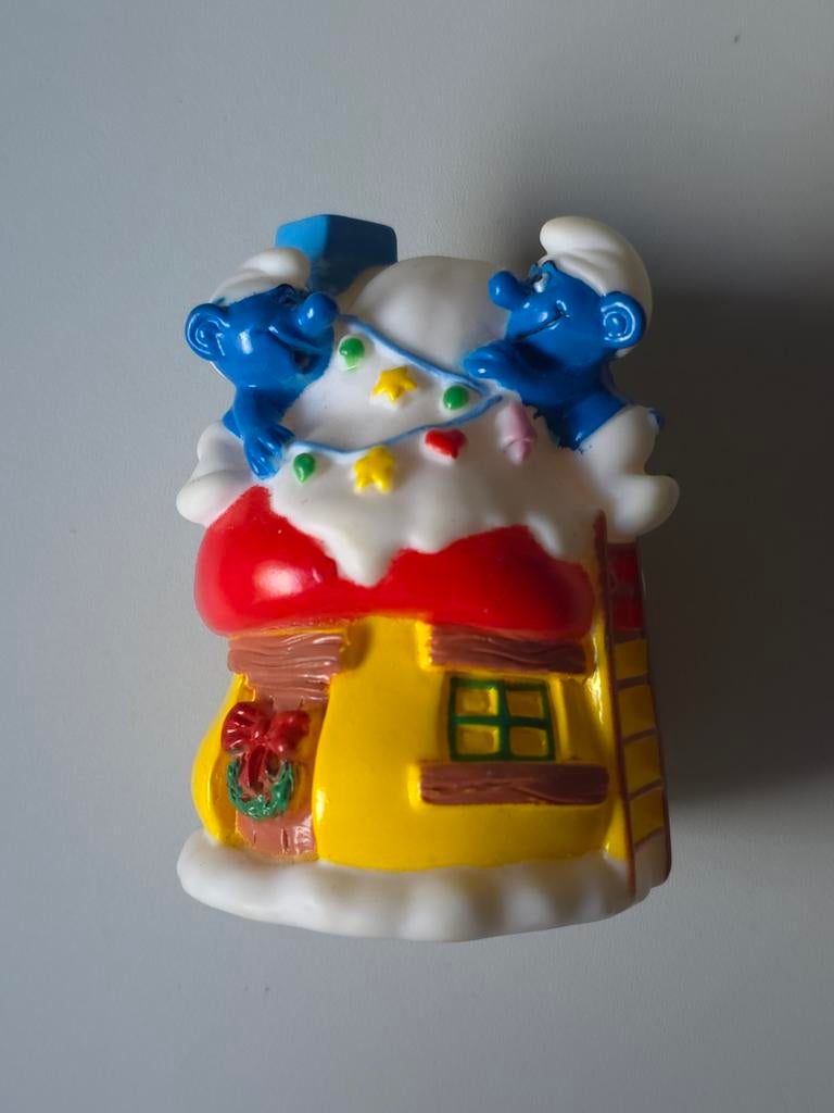 Figurine maison schtroumpf, Collections, Schtroumpfs, Envoi, Comme neuf, Différents Schtroumpfs, Poupée, Figurine ou Peluche