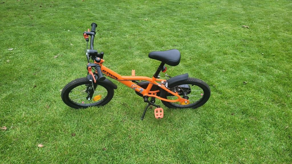 Vélo pour enfants BTWIN, orange, 16 pouces, Enlèvement, Comme neuf, 16 à 20 pouces, Btwin