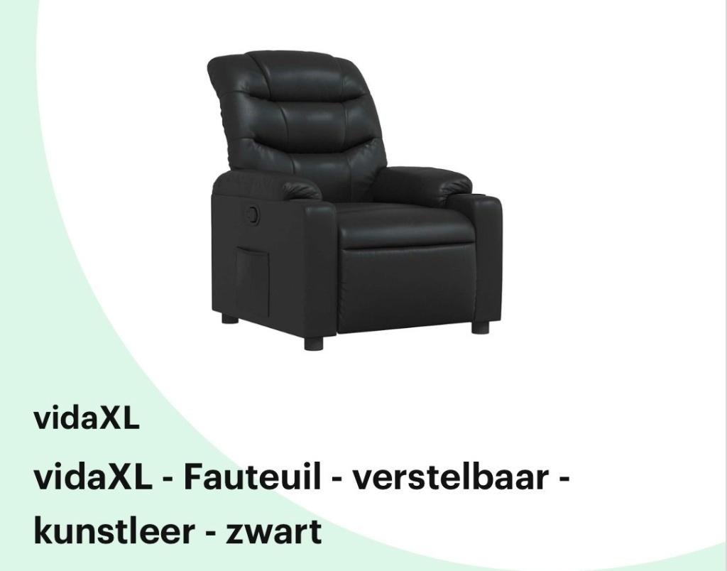 Fauteuil mooie grote stoel, Diversen, Overige Diversen, Nieuw, Ophalen