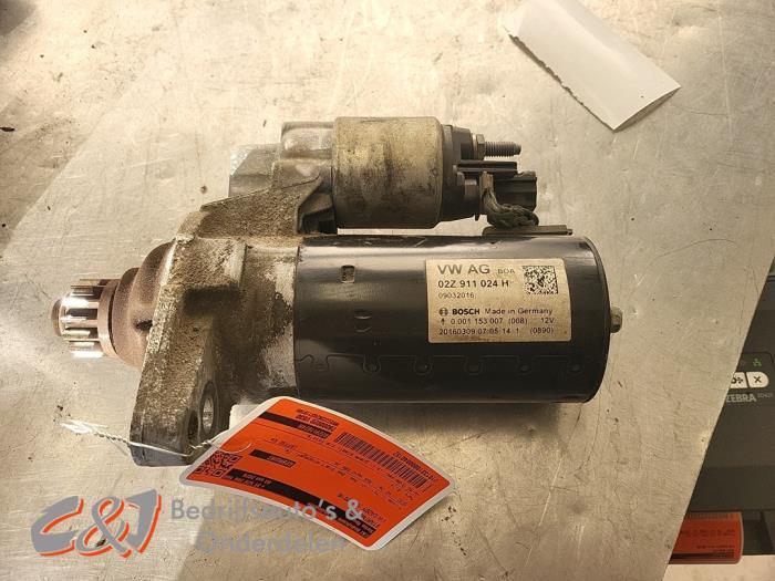 Startmotor van een Volkswagen Caddy, Gebruikt, -, Volkswagen, -