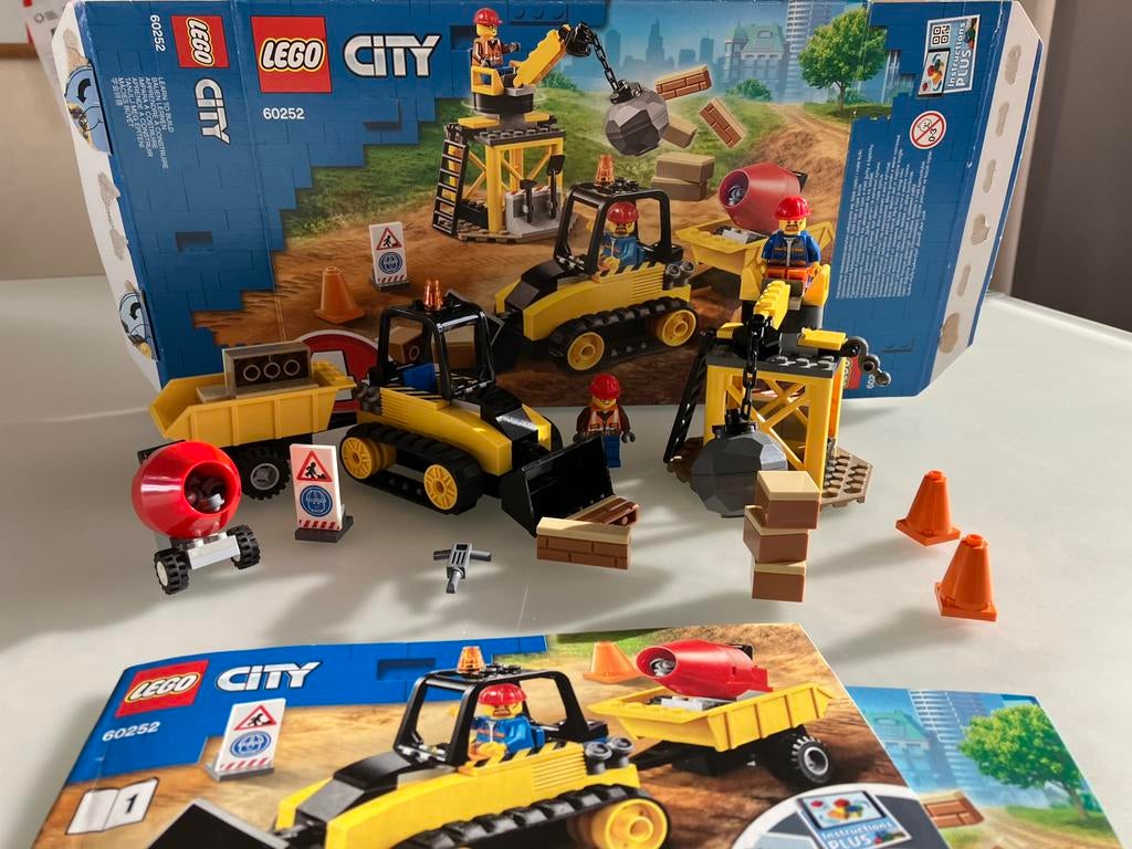 Lego 60252 bouwplaats, Ophalen of Verzenden, Zo goed als nieuw, Inclusief doos, Lego