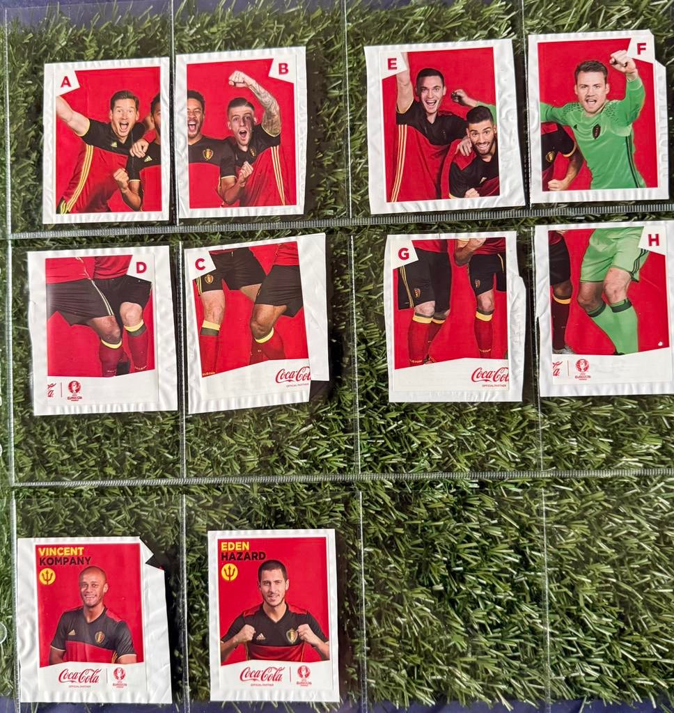 Rode duivels panini cola set, Verzamelen, Ophalen of Verzenden, Nieuw, Poster, Plaatje of Sticker