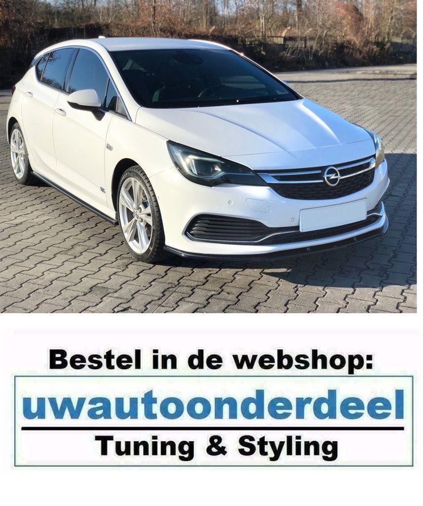 Maxton Spoiler Lip Splitter Voor Opel Astra K Opc Line, Envoi