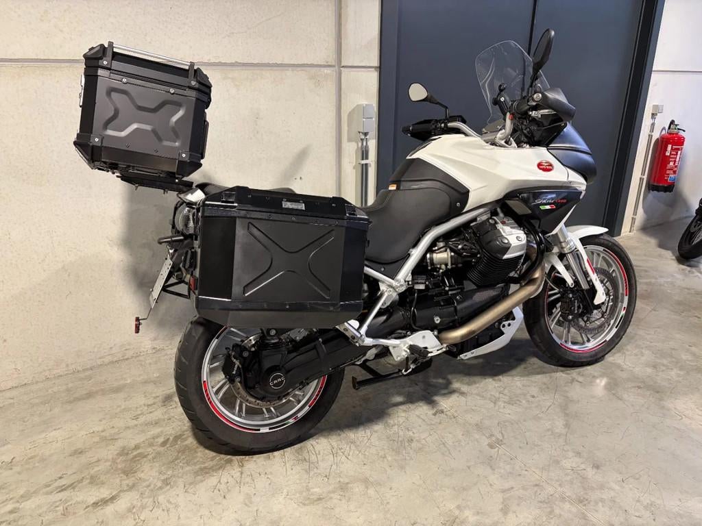 Moto Guzzi Stelvio 1200 originele hoogpoter met exclusief ka, Entreprise, Plus de 35 kW, Autre, 1200 cm³