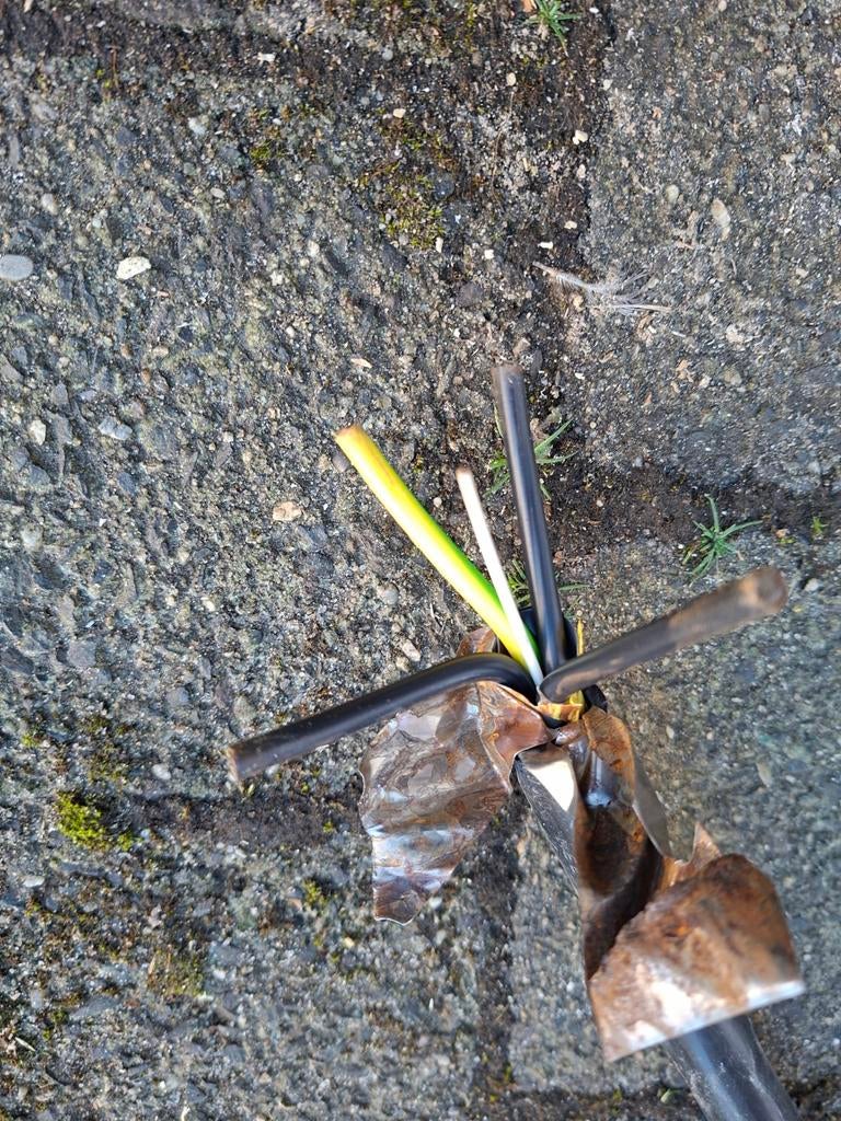 Grondkabel, Enlèvement