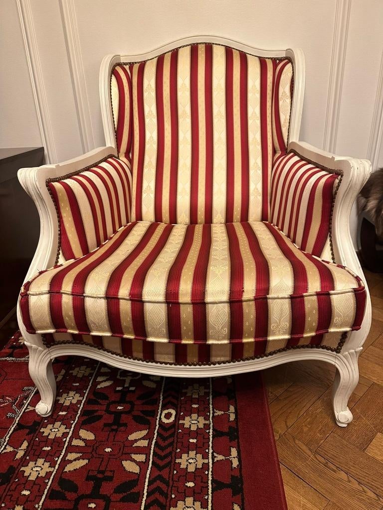 Set van 2 fauteuils - €90 per stuk, Huis en Inrichting, Fauteuils, Ophalen, Minder dan 75 cm, Zo goed als nieuw, Stof