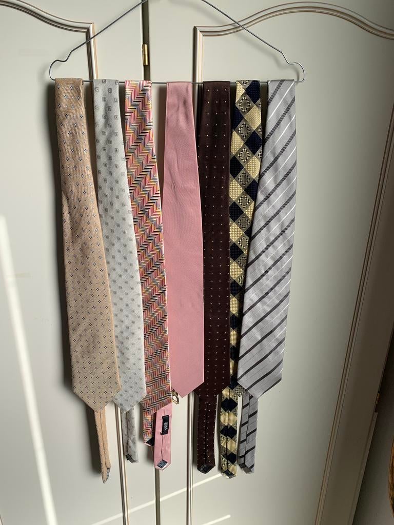 23 stropdassen van merken:Charvet, Brioni, Zegna, Marinella, Kleding | Heren, Stropdassen, Zo goed als nieuw, Effen, Ophalen