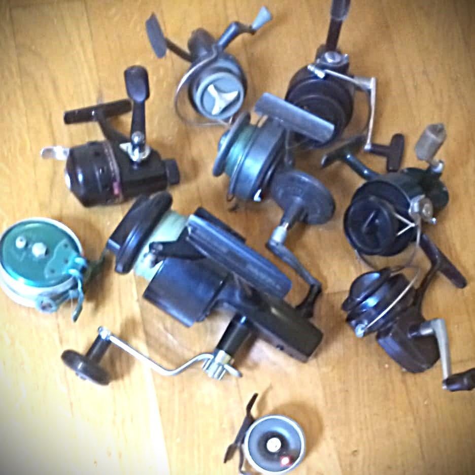 lot de moulinets de peche, Enlèvement, Utilisé, Moulinet