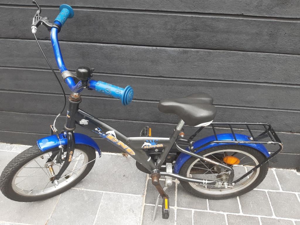 Jongensfiets BNB bike flipper, 4-6 jaar,16 inch, Fietsen en Brommers, Fietsen | Jongens, Ophalen, Gebruikt, BNB, Handrem
