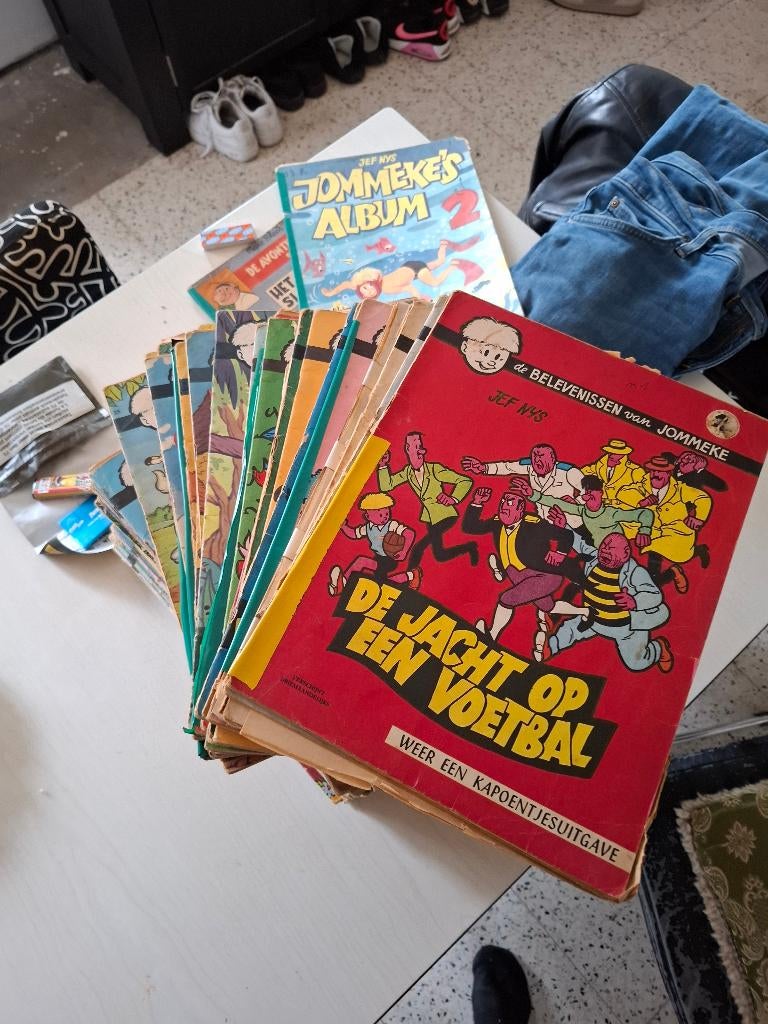 Strips Jommeke, Boeken, Stripverhalen, Meerdere stripboeken, Ophalen, Gelezen, Jef Nijs