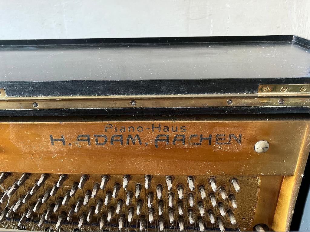 piano droit, Muziek en Instrumenten, Piano's, Ophalen, Gebruikt, Zwart, Piano