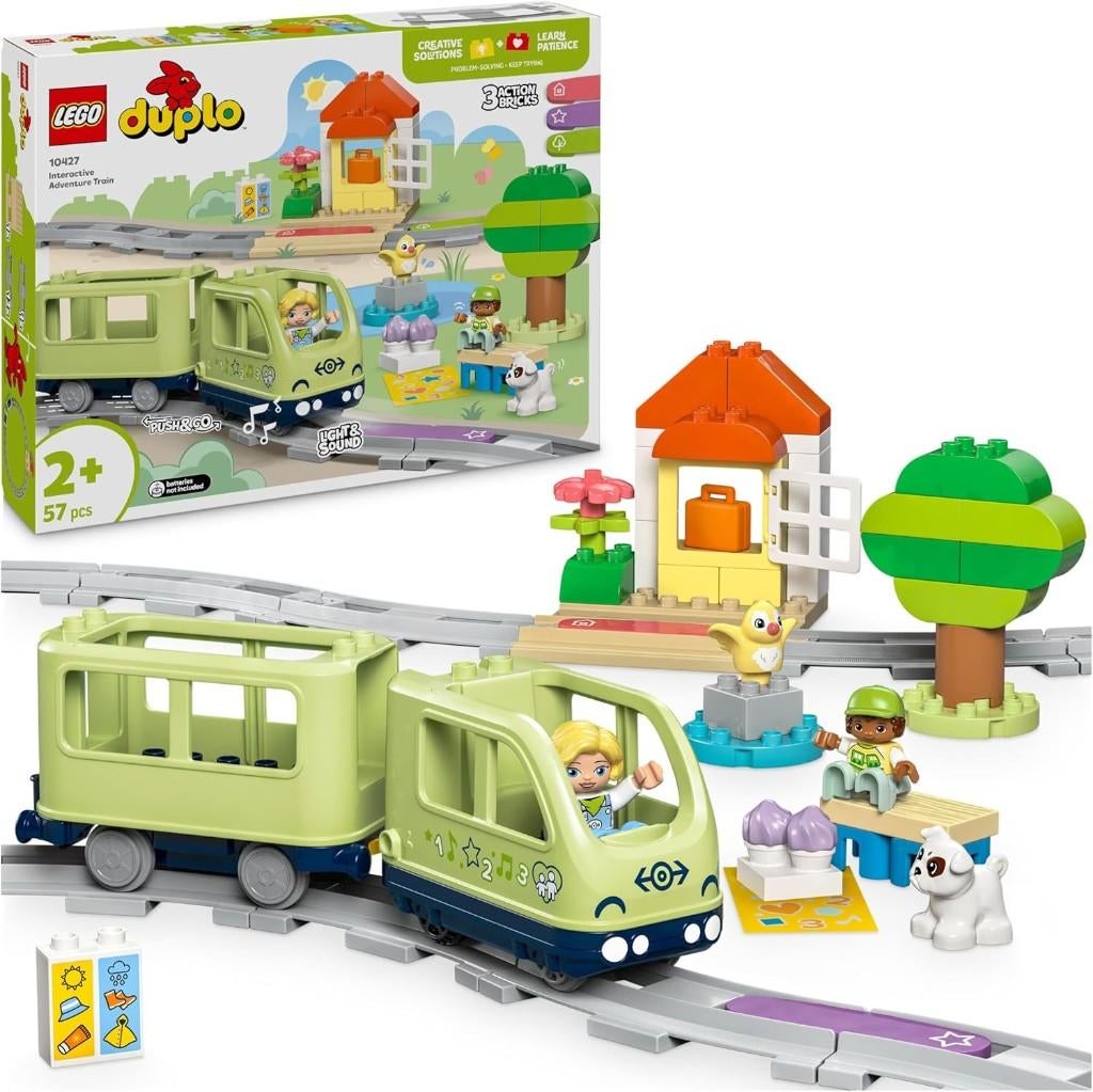 Neuf - Lego Duplo - Le train d’aventures interactif (10427), Enfants & Bébés, Neuf, Ensemble complet, Accessoires inclus, Duplo