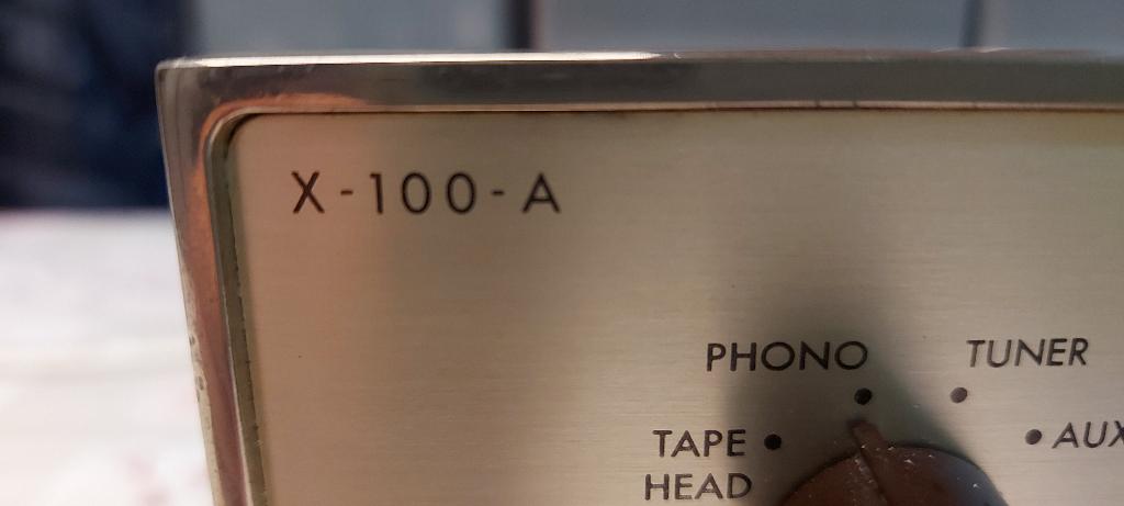 ****THE FISHER X-100-A****, Enlèvement, Tube ou Tubes