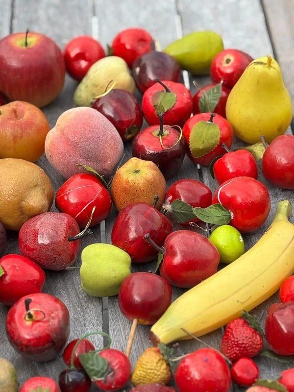 Divers fruit in plastic, Ophalen of Verzenden, Gebruikt