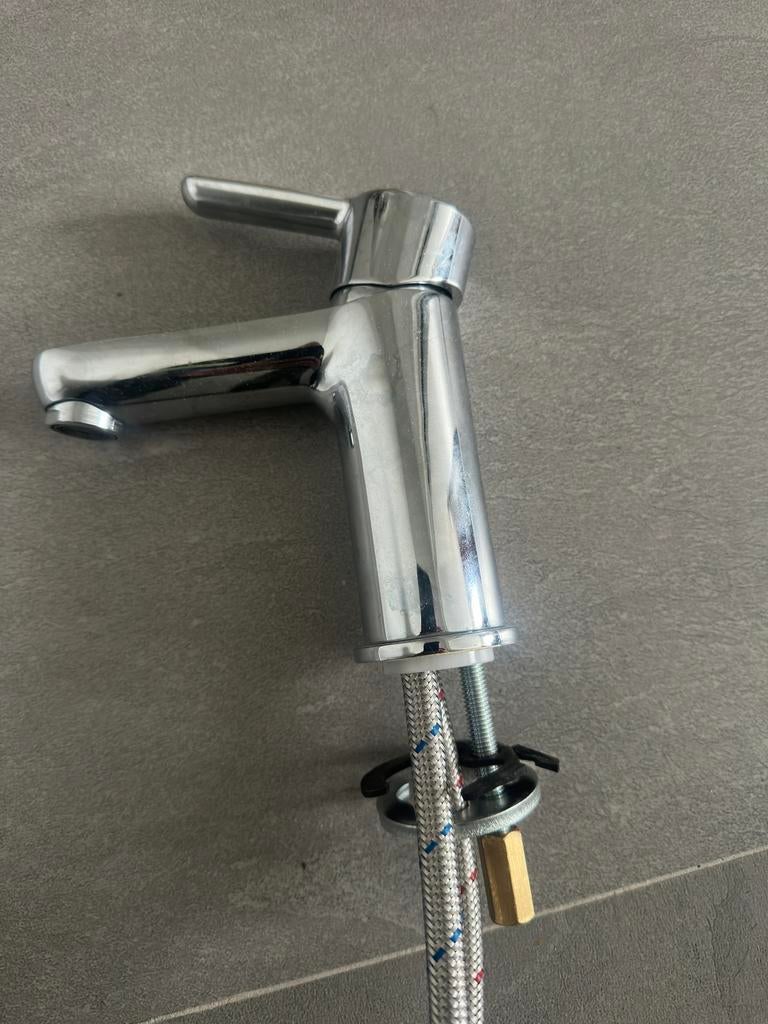 NIEUW: Nobili Wastafelkraan - Uit nieuwbouwwoning - Chroom, Bricolage & Construction, Sanitaire, Enlèvement ou Envoi, Comme neuf