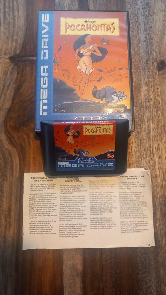 Pocahontas Sega Megadrive mega drive Genesis Disney, Enlèvement ou Envoi