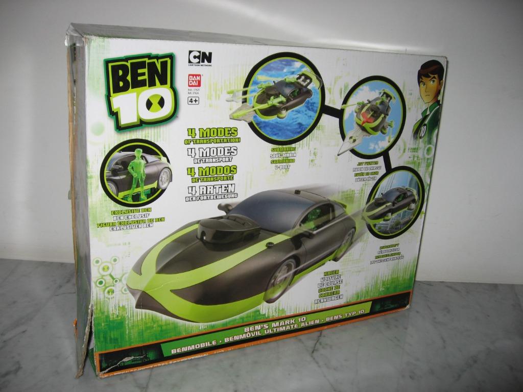 ✅ Ben 10 - Benmobile - Véhicule transformable, Ophalen, Zo goed als nieuw