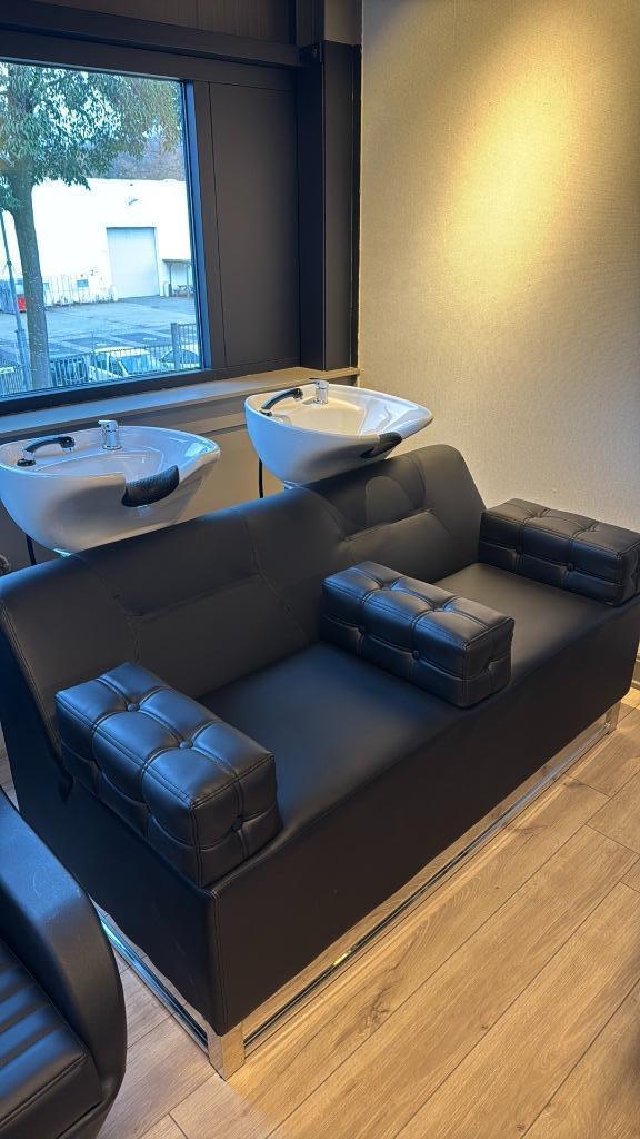 Wasunit Dubbele wasbak tweepersoons kapsalon was salon haar, Enlèvement, Neuf