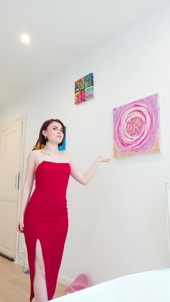 Floraison de l’âme format 50x50, Enlèvement ou Envoi