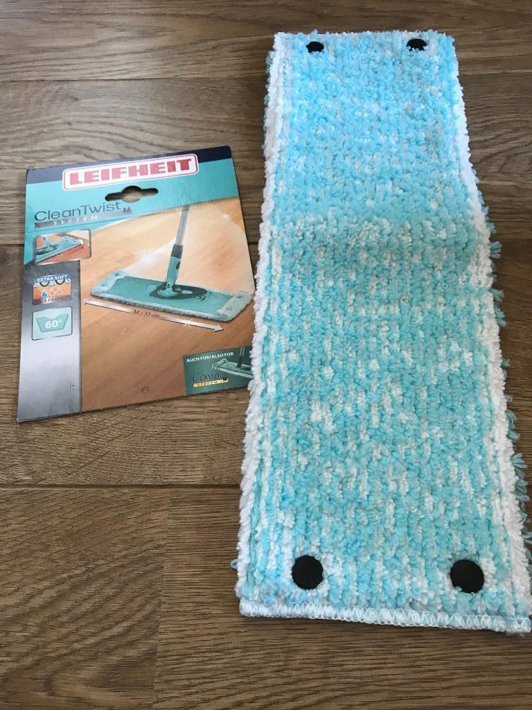 Nieuw - Leifheit vloerdoek clean twist/combi, Ophalen of Verzenden, Mop of Dweil