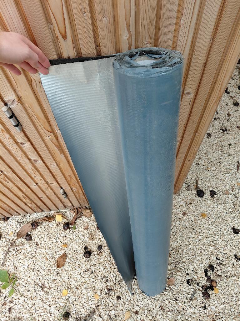 ROOFING IKO DAMPSCHERM 15x1.08m, Doe-het-zelf en Bouw, Ophalen, Gebruikt, 10 tot 15 m², Folie