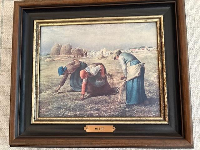 Twee schilderijtjes Millet, Enlèvement