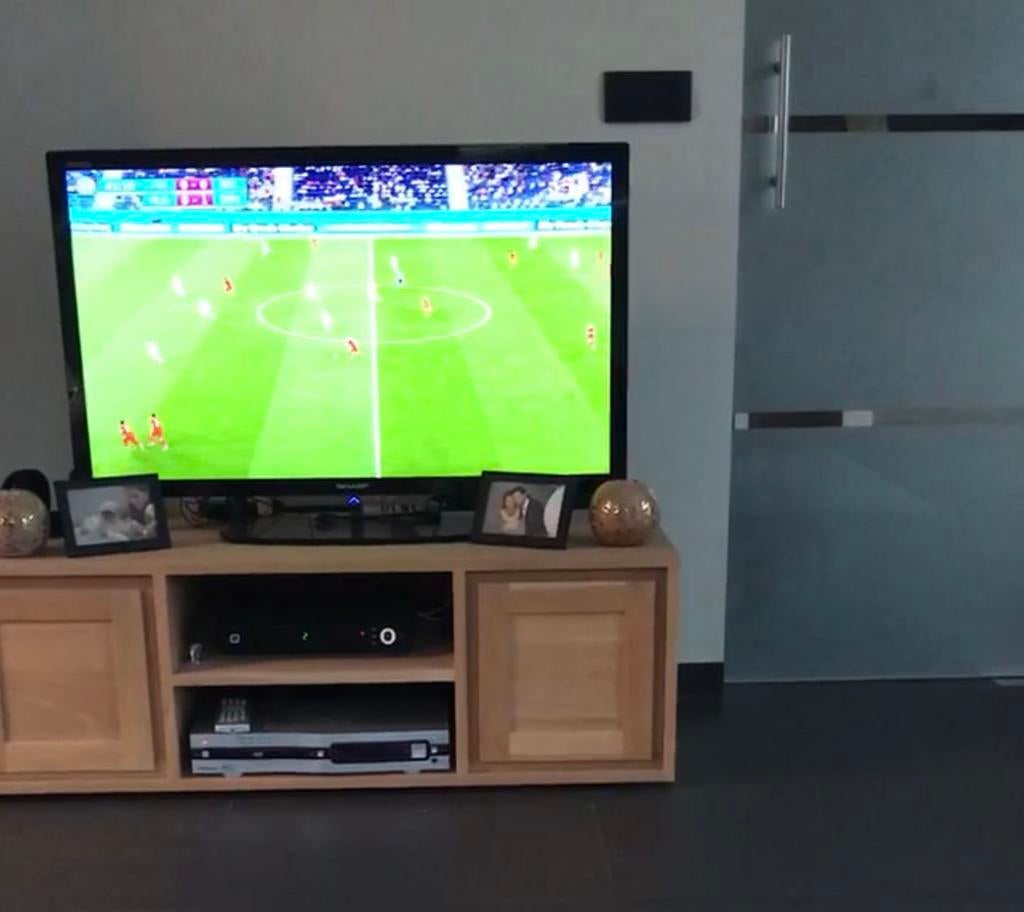 Televisiemeubel eik overstock, Enlèvement, Comme neuf