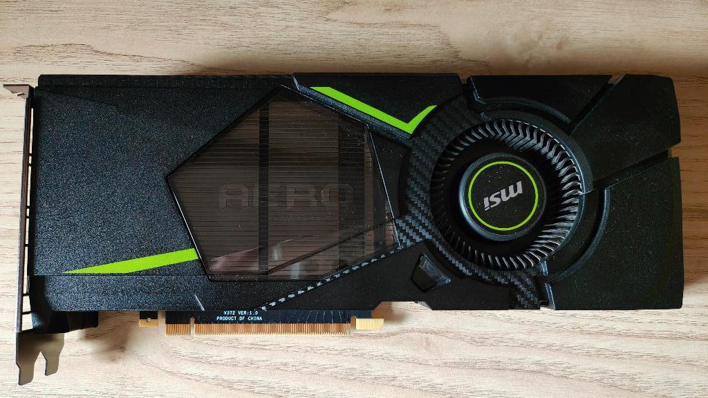 MSI Geforce RTX 2080 8GB, PCI-Express 3, GDDR6, Ophalen of Verzenden, Zo goed als nieuw