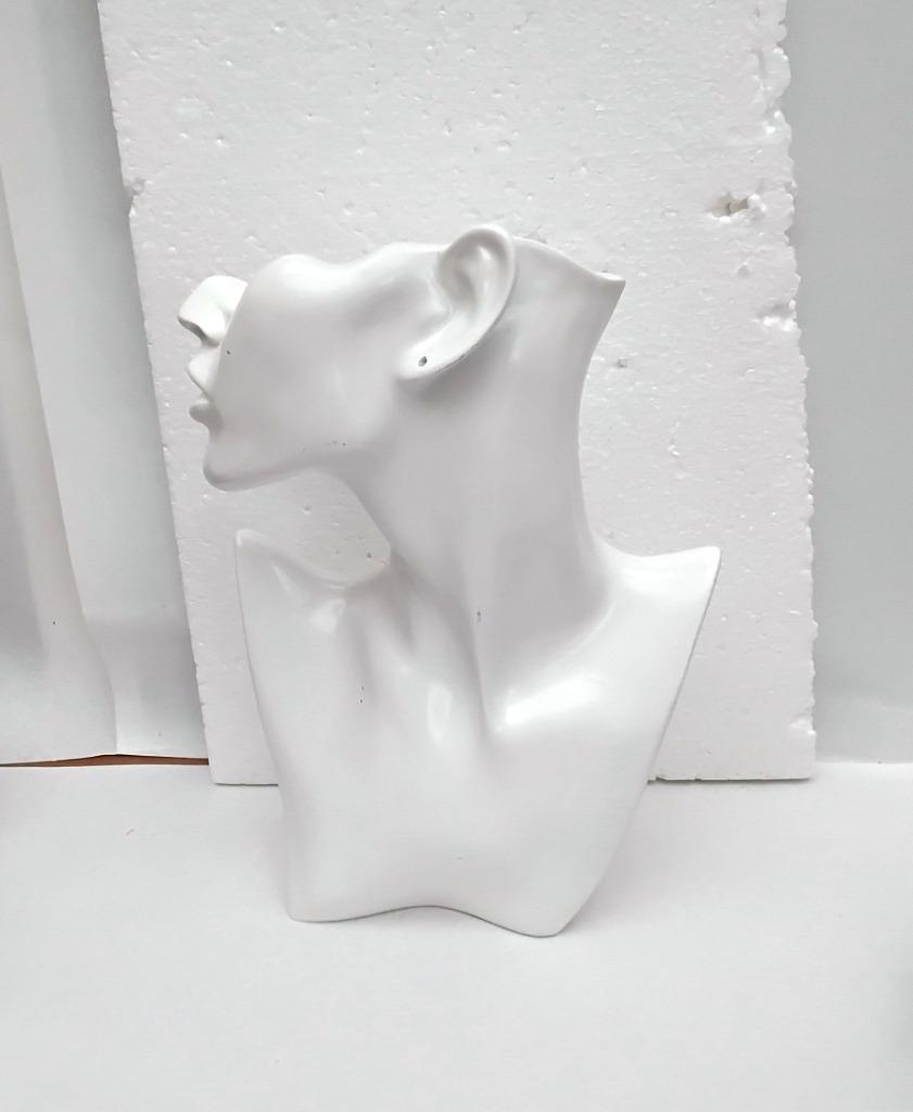 présentoir boucles d'oreilles , collier , résine blanche, Enlèvement, Utilisé, Autres matériaux, Blanc