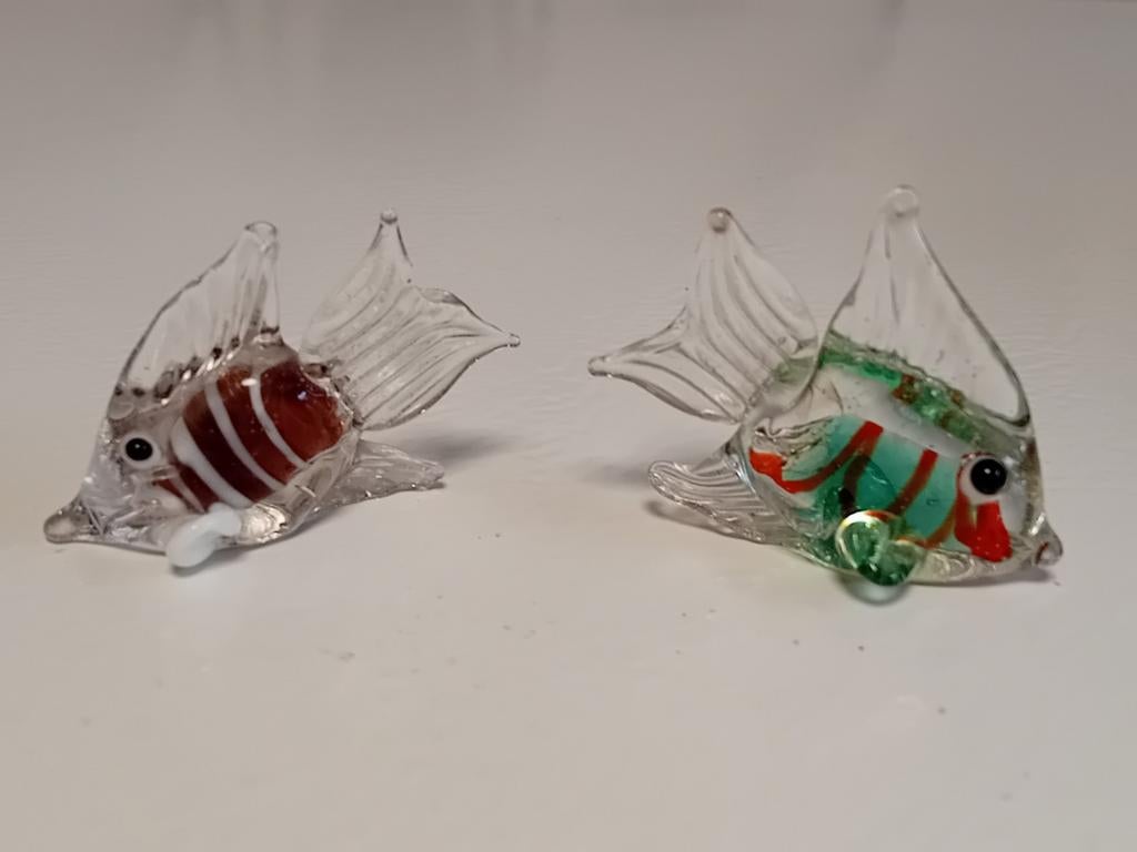2 petits poissons Murano, Enlèvement ou Envoi