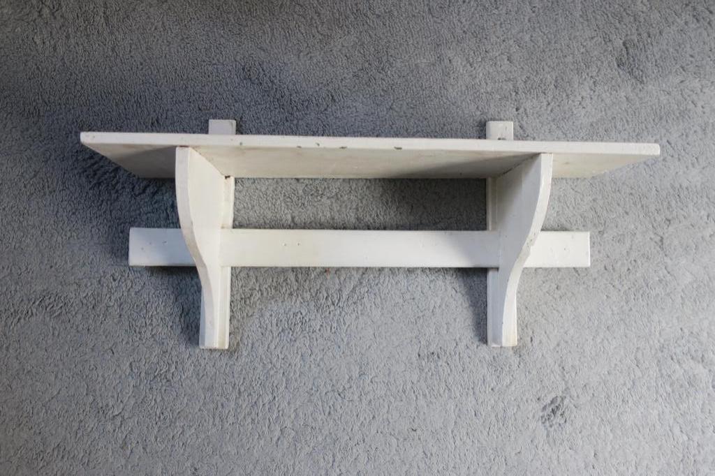 petite étagère en bois peint, Ophalen, Gebruikt