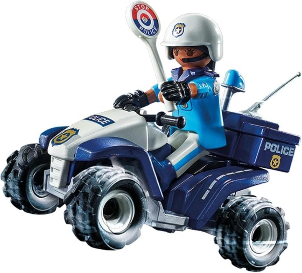 Officier de police et quad Playmobil LIVRAISON RAPIDE ET GRA, Envoi, Neuf, Ensemble complet