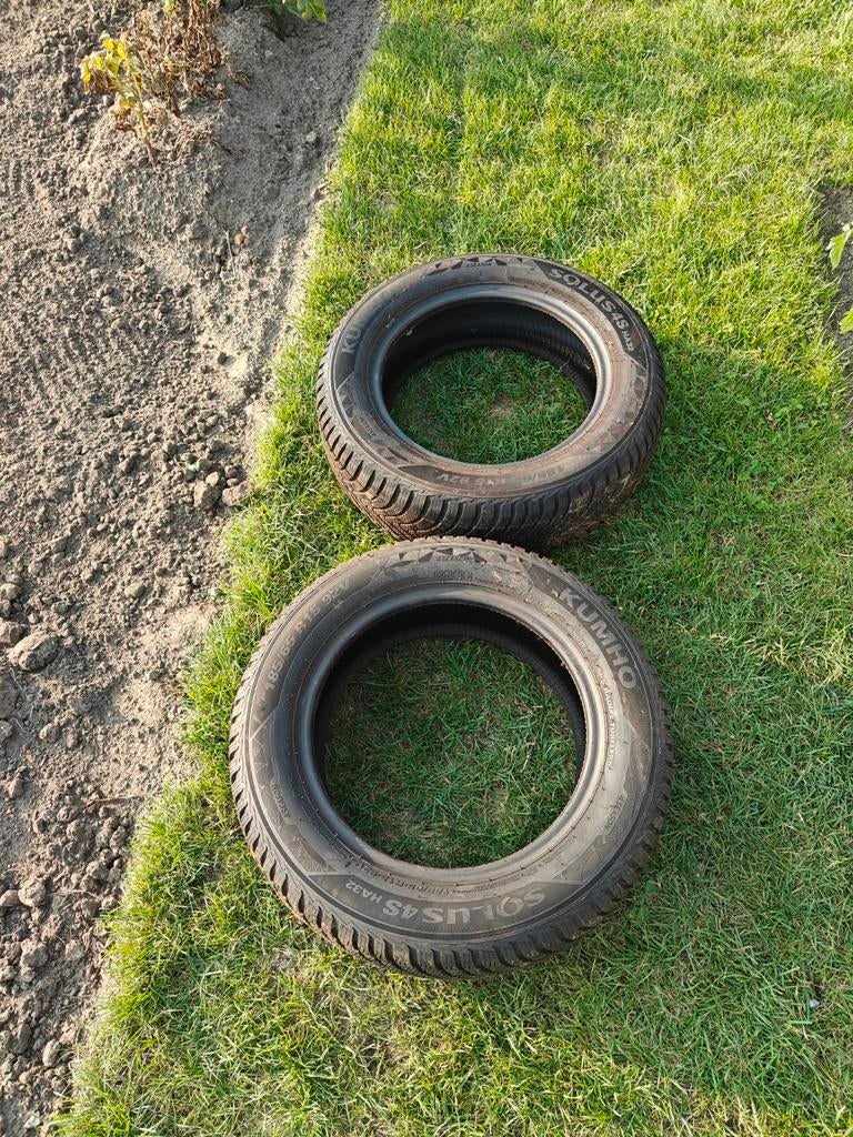 2 Kumho all season banden 185/65 R15, Ophalen, Zo goed als nieuw